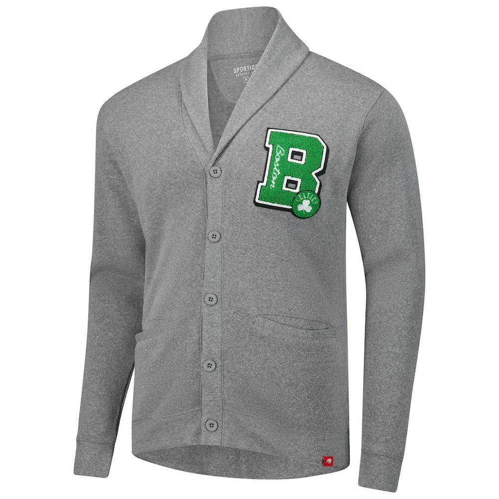 Boston Celtics Sportiqe Unisex Henshaw Full-Button Cardigan Sweater Discount