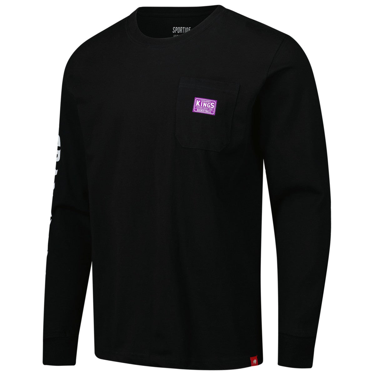 Sacramento Kings Sportiqe Unisex Wales Heavyweight Pocket Long Sleeve T-Shirt Discount