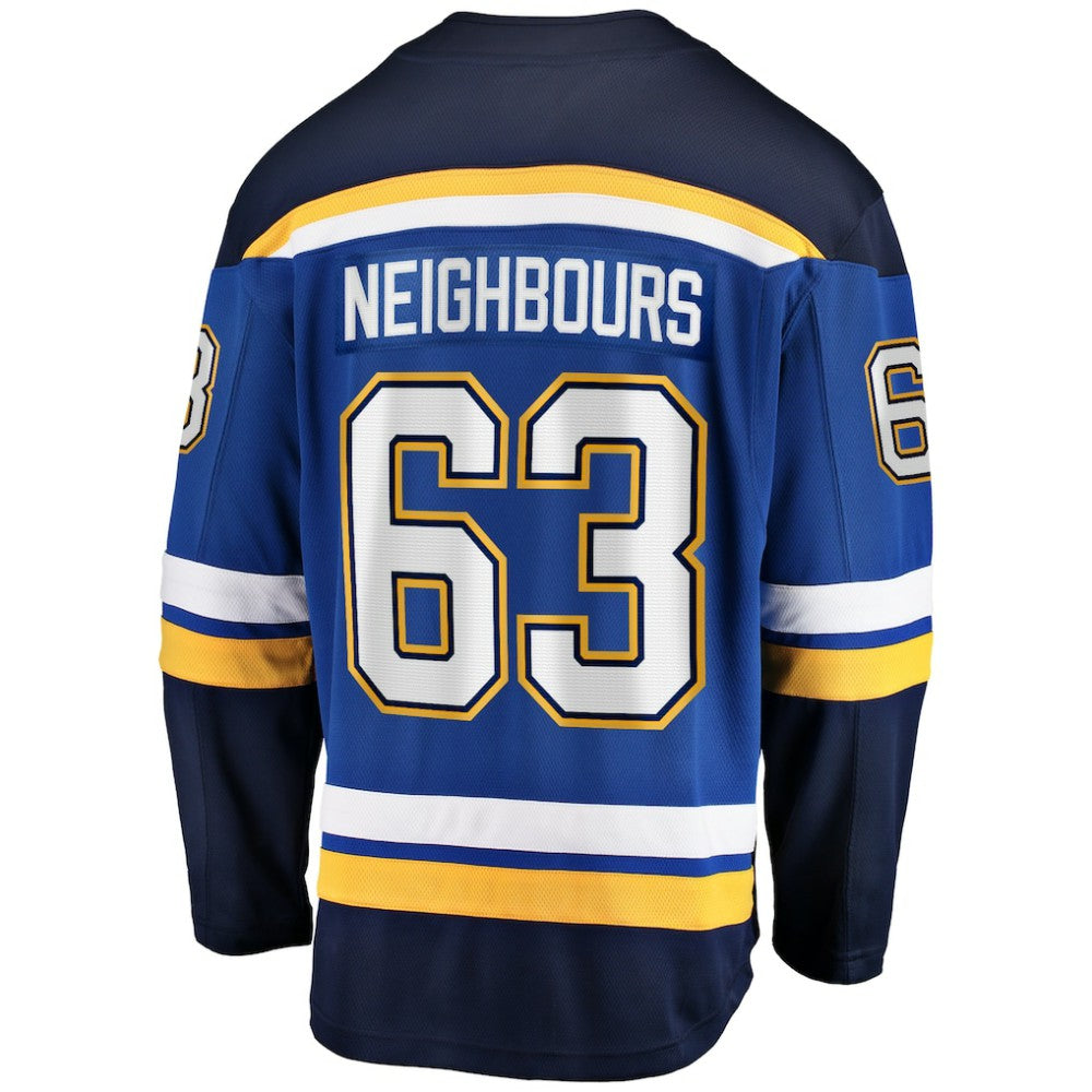 Jake Neighbours St. Louis Blues Fanatics Home Premier Breakaway Player Jersey On Sale