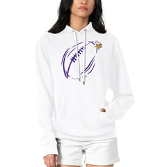 Minnesota Vikings  G-III 4Her by Carl Banks Women's Football Logo Fleece Tri-Blend Pullover Hoodie