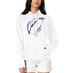 Seattle Seahawks  G-III 4Her by Carl Banks Women's Football Logo Fleece Tri-Blend Pullover Hoodie