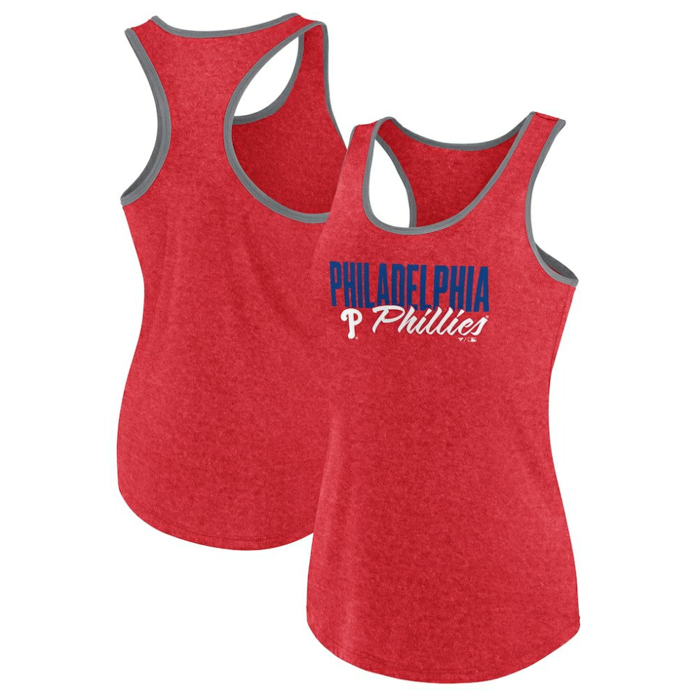 Philadelphia Phillies Profile Women's Plus Size Racerback Tank Top | MLB New