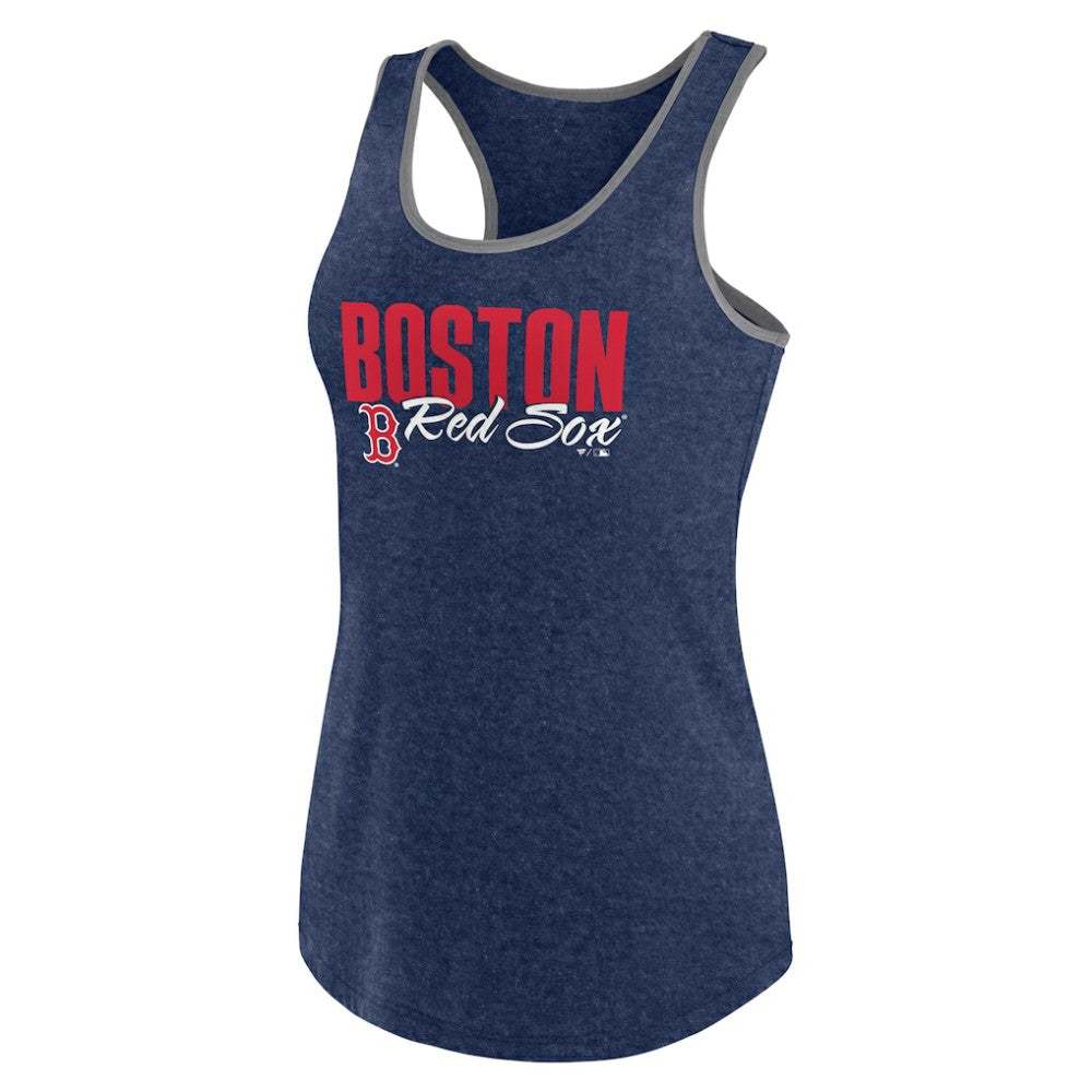 Boston Red Sox Profile Women's Plus Size Racerback Tank Top | MLB Discount