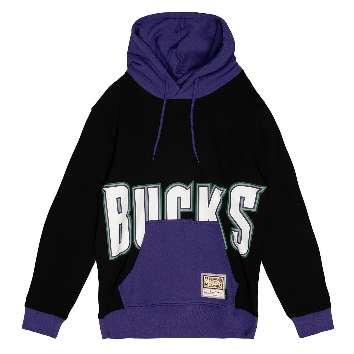 Milwaukee Bucks Hardwood Classics Big Face 5.0 Pullover Hoodie For Sale
