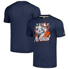 Chicago Bears  Steve McMichael  Homage Unisex Caricature Retired Player Tri-Blend T-Shirt