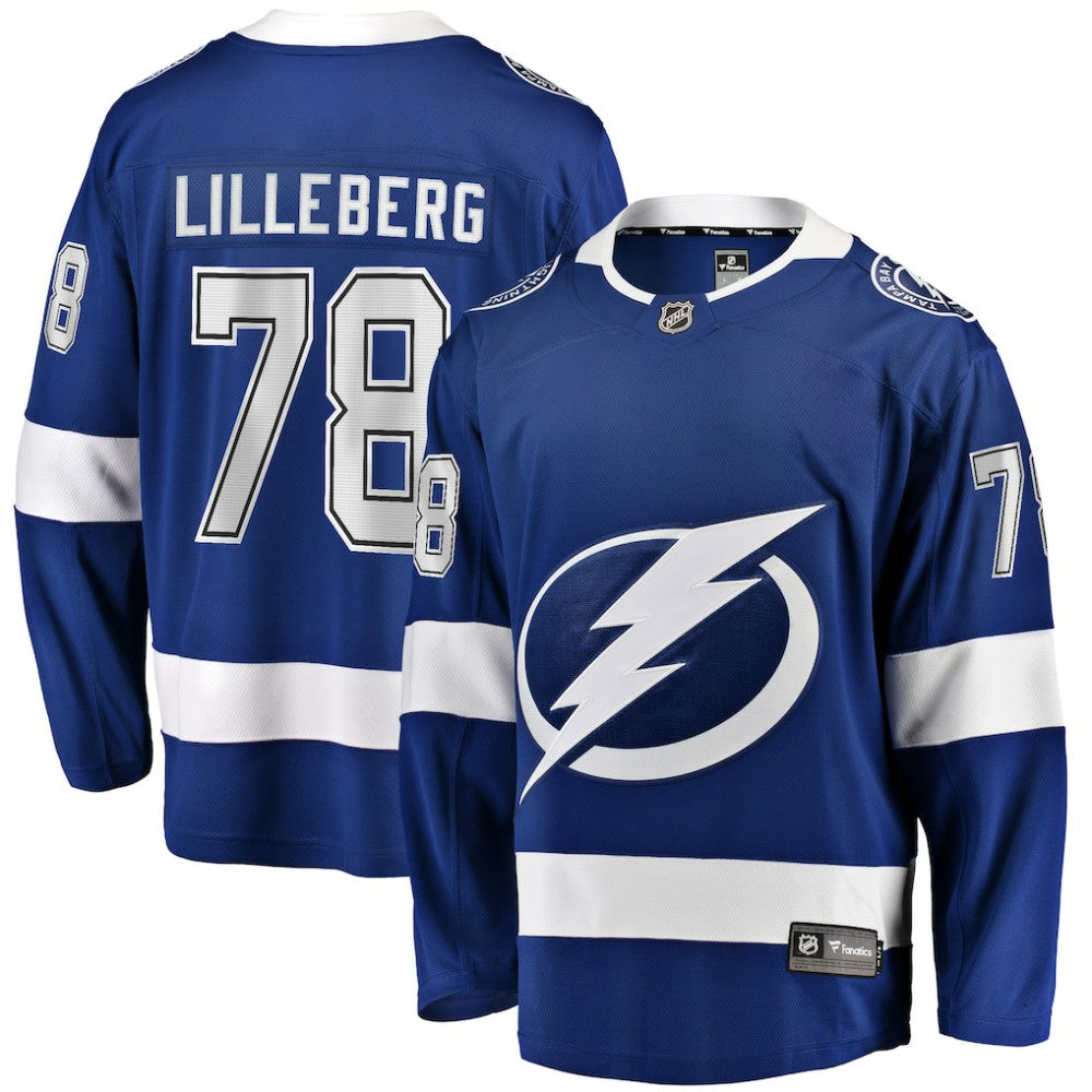 Emil Lilleberg Tampa Bay Lightning Fanatics Home Premier Breakaway Player Jersey On Sale