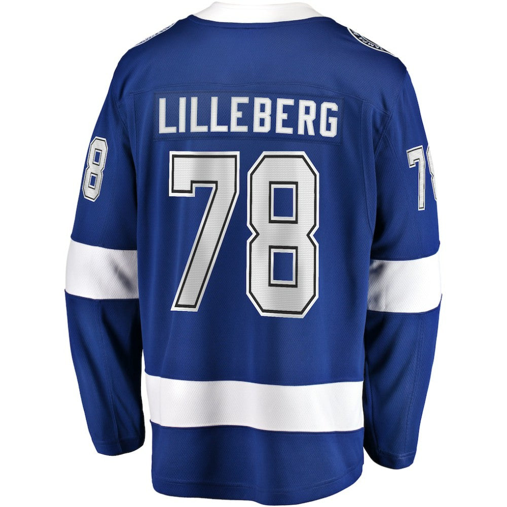 Emil Lilleberg Tampa Bay Lightning Fanatics Home Premier Breakaway Player Jersey On Sale