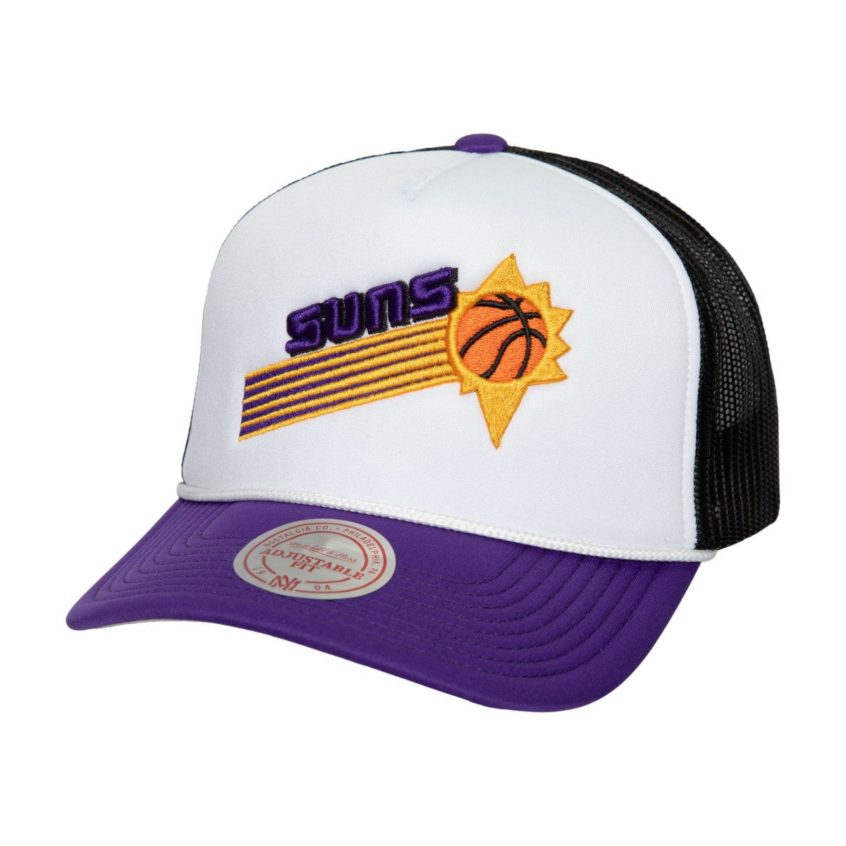 Phoenix Suns Hardwood Classics Blocker Foam Front Trucker Snapback Hat Outlet