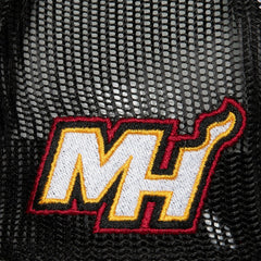 Miami Heat Hardwood Classics Blocker Foam Front Trucker Adjustable Hat For Sale