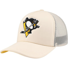 Pittsburgh Penguins Mitchell & Ness Foam Front Trucker Adjustable Hat Outlet