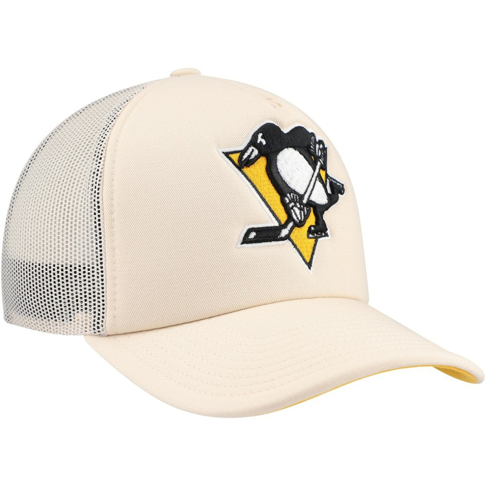 Pittsburgh Penguins Mitchell & Ness Foam Front Trucker Adjustable Hat Outlet