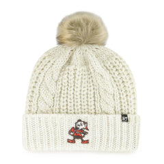 Cleveland Browns 47 brand '47 Women's Meeko Cuffed Knit Hat with Pom