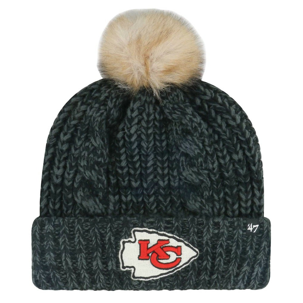 Kansas City Chiefs 47 brand '47 Women's Meeko Cuffed Knit Hat with Pom