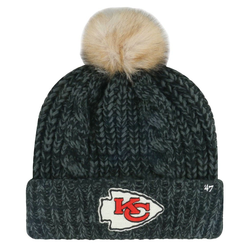Kansas City Chiefs 47 brand '47 Women's Meeko Cuffed Knit Hat with Pom