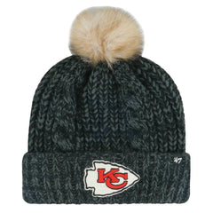 Kansas City Chiefs 47 brand '47 Women's Meeko Cuffed Knit Hat with Pom