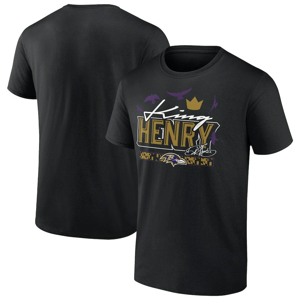 Baltimore Ravens  Derrick Henry  King Henry's Crown T-Shirt