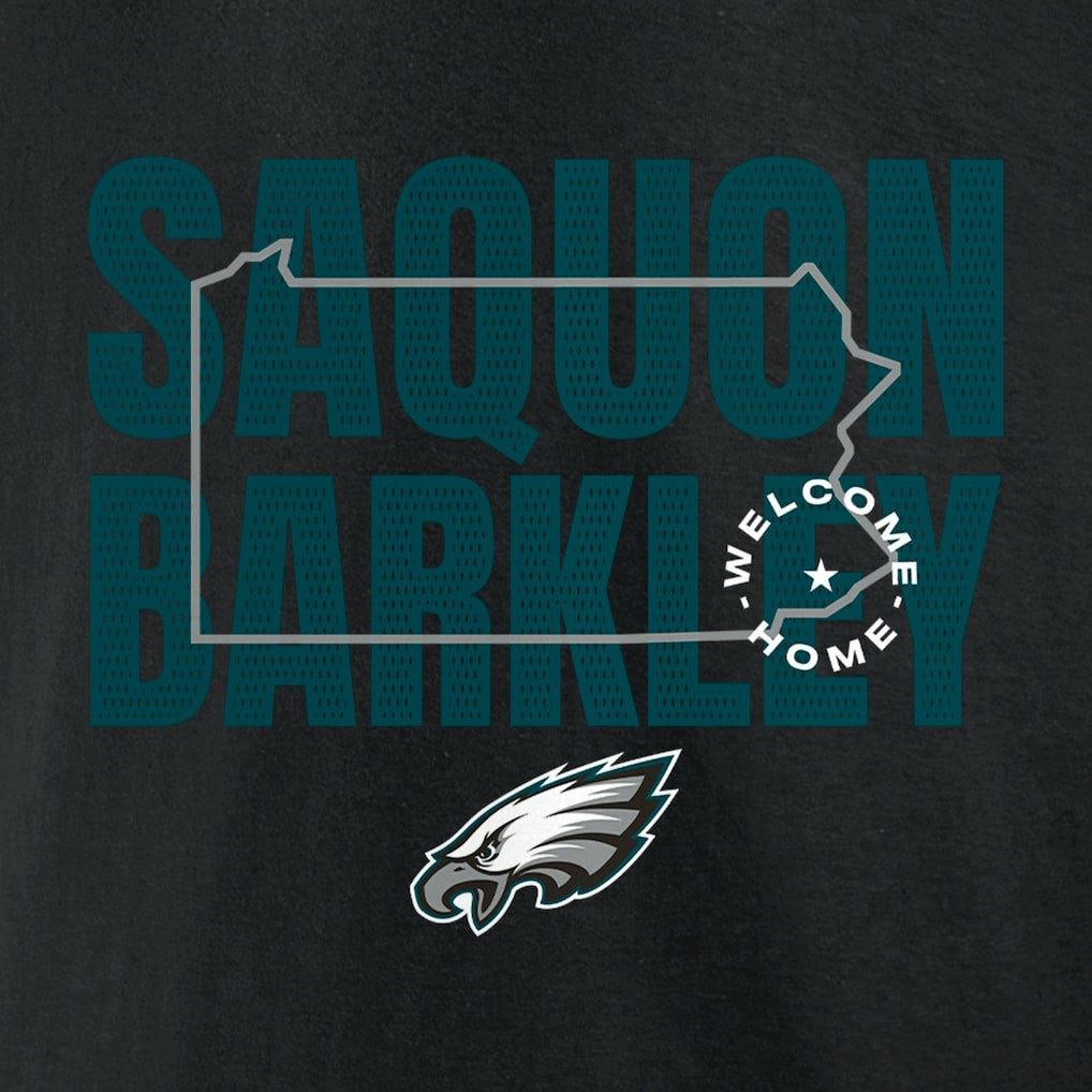 Philadelphia Eagles  Saquon Barkley  Welcome Home T-Shirt