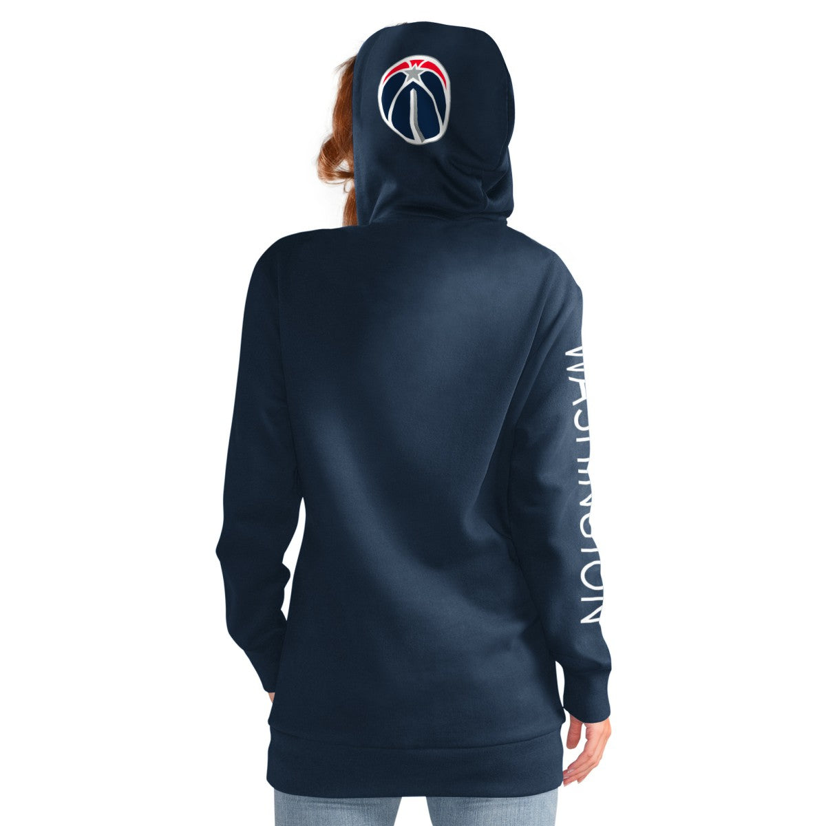 Washington Wizards G-III 4Her by Carl Banks Women's Base Coach Pullover Hoodie New
