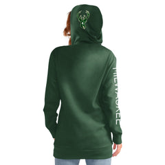 Milwaukee Bucks G-III 4Her by Carl Banks Women's Base Coach Pullover Hoodie Outlet