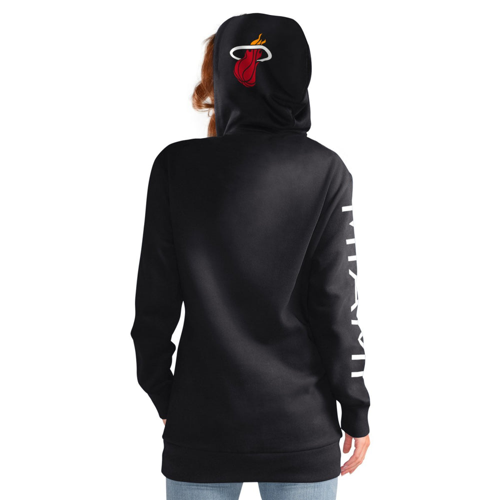 Miami Heat G-III 4Her by Carl Banks Women's Base Coach Pullover Hoodie On Sale
