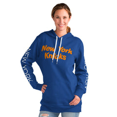 New York Knicks G-III 4Her by Carl Banks Women's Base Coach Pullover Hoodie Discount
