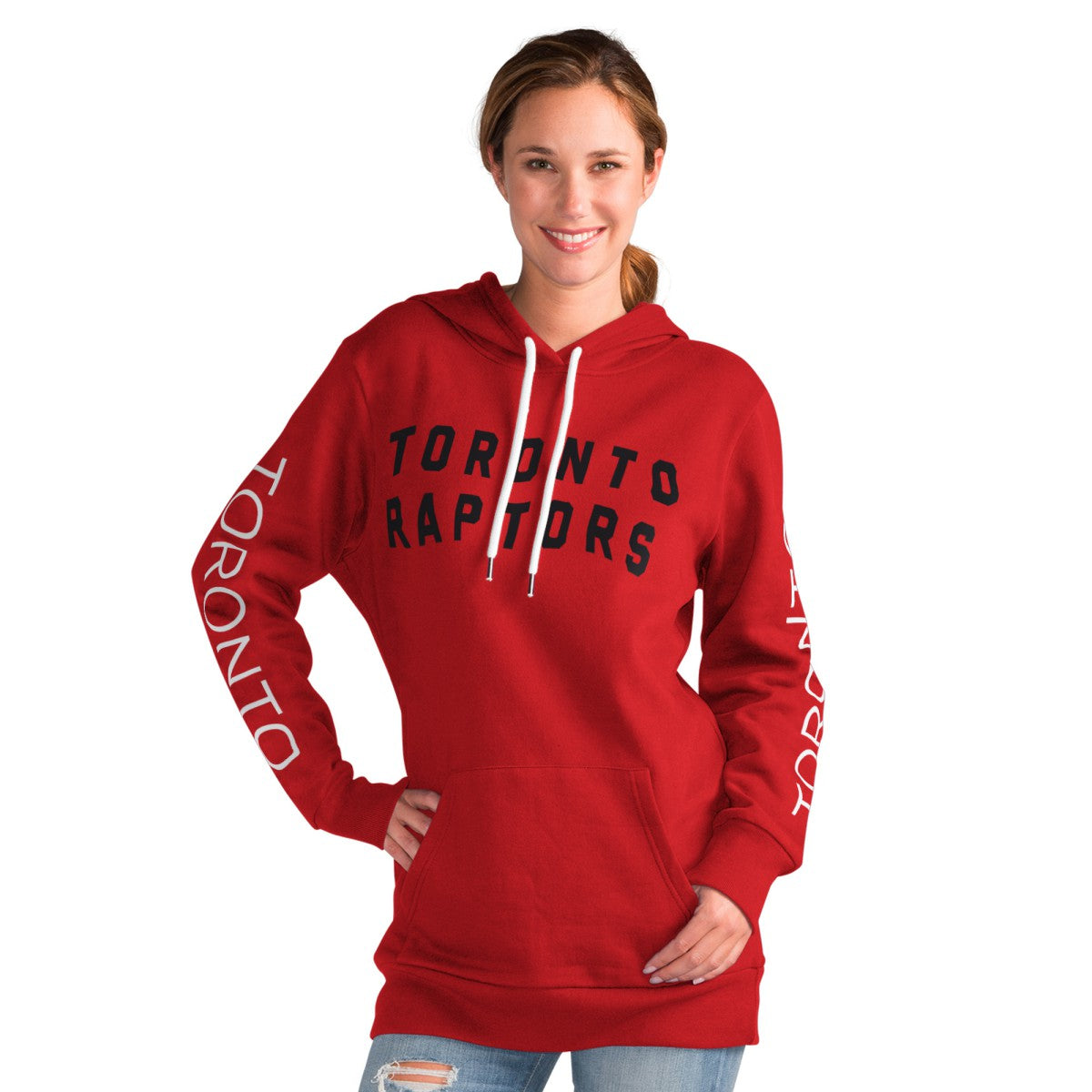 Toronto Raptors G-III 4Her by Carl Banks Women's Base Coach Pullover Hoodie Online