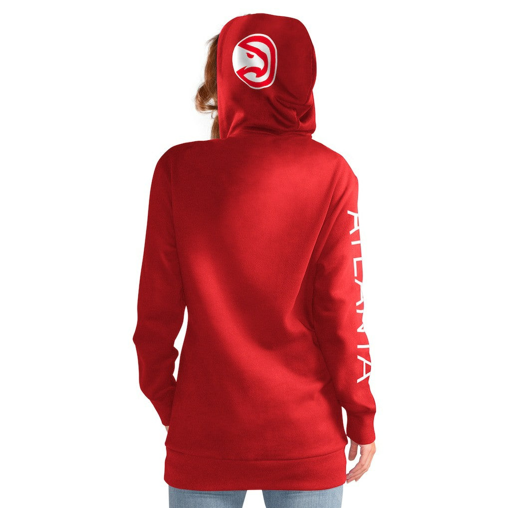 Atlanta Hawks G-III 4Her by Carl Banks Women's Base Coach Pullover Hoodie Discount