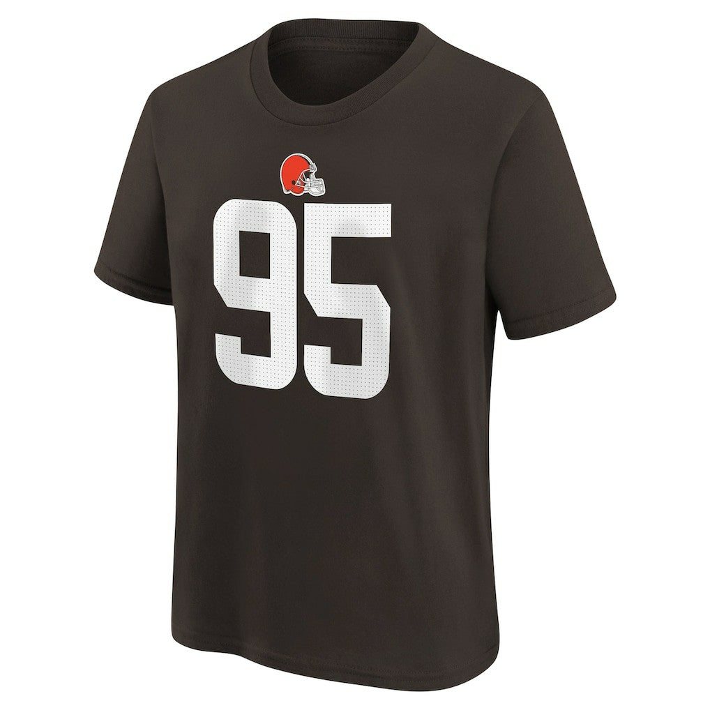 Cleveland Browns Nike Myles Garrett  Youth Player Name & Number T-Shirt