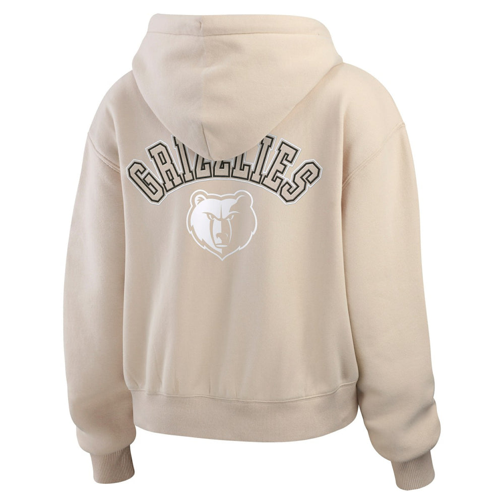 Memphis Grizzlies WEAR by Erin Andrews Women's Tonal Felt Patch Full-Zip Hoodie Online