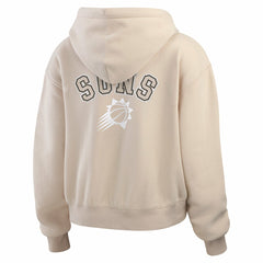 Phoenix Suns WEAR by Erin Andrews Women's Plus Size Tonal Felt Patch Full-Zip Hoodie Outlet