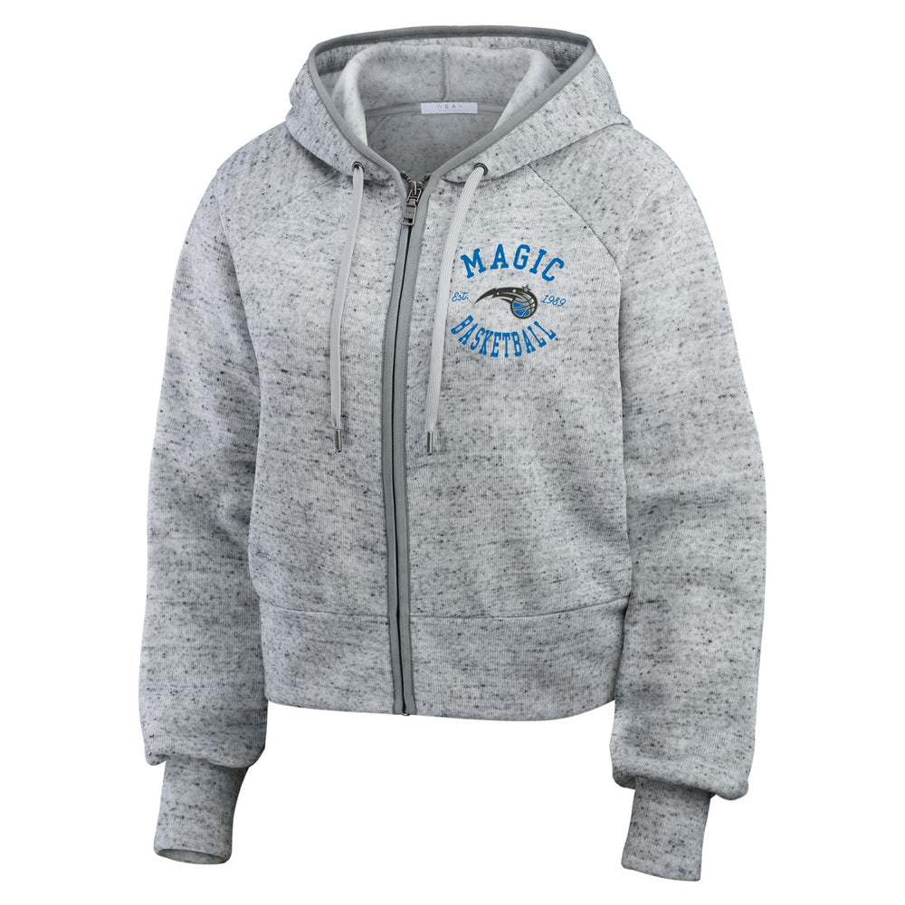 Orlando Magic WEAR by Erin Andrews Women's Speckled Radiator Full-Zip Hoodie On Sale