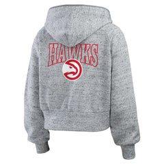 Atlanta Hawks WEAR by Erin Andrews Women's Speckled Radiator Full-Zip Hoodie Outlet