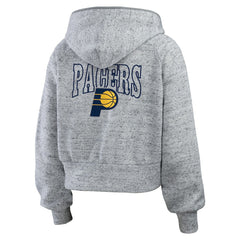 Indiana Pacers WEAR by Erin Andrews Women's Speckled Radiator Full-Zip Hoodie On Sale