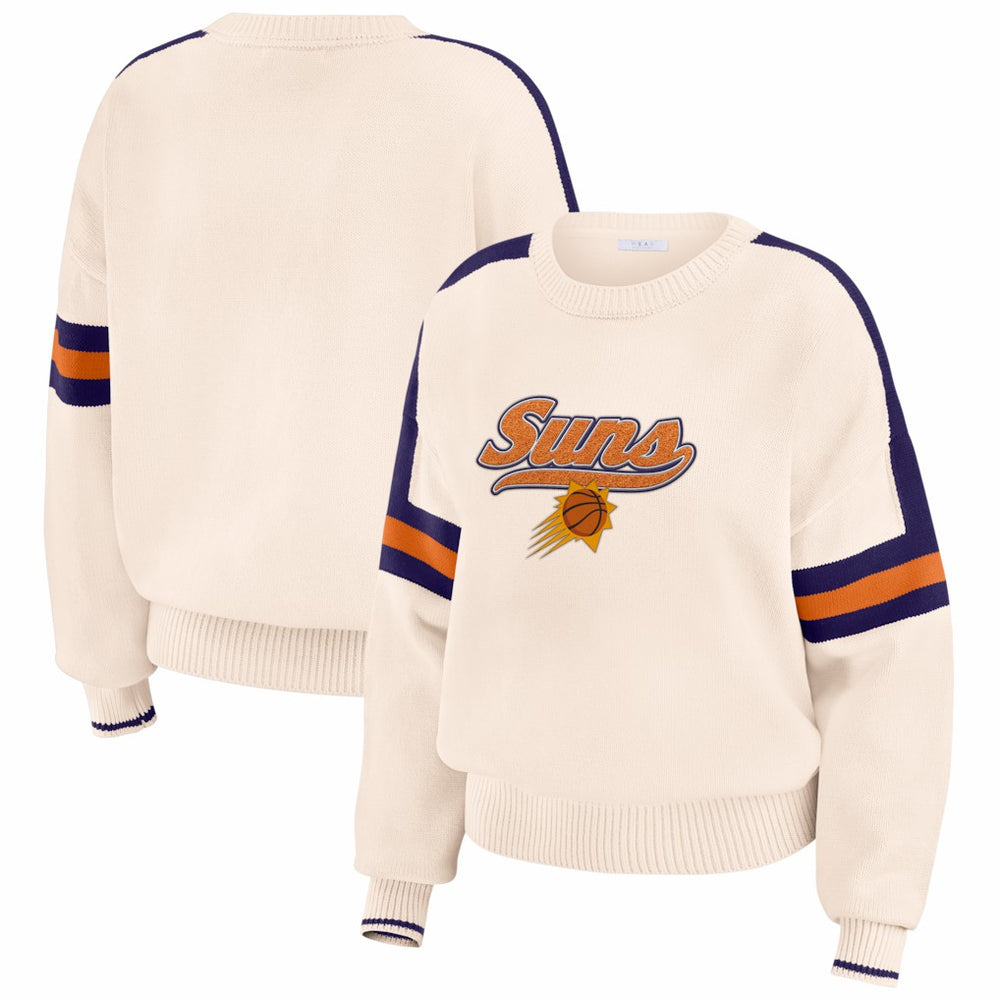 Phoenix Suns WEAR by Erin Andrews Women's Stripe Pullover Sweater Online