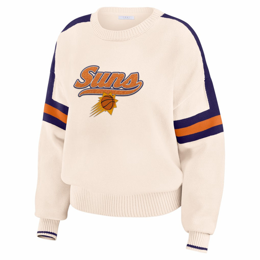 Phoenix Suns WEAR by Erin Andrews Women's Stripe Pullover Sweater Online