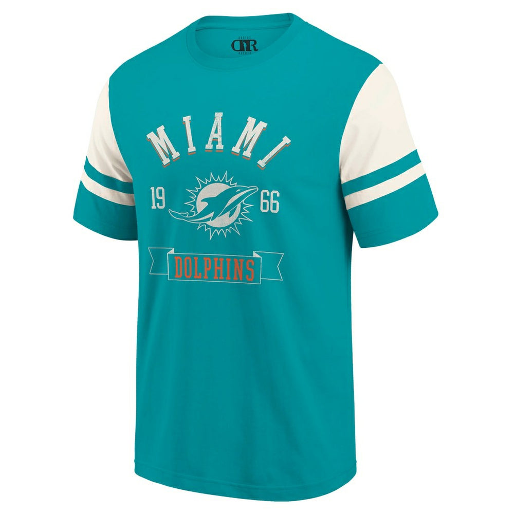 Miami Dolphins Fanatics Darius Rucker Collection Football T-Shirt