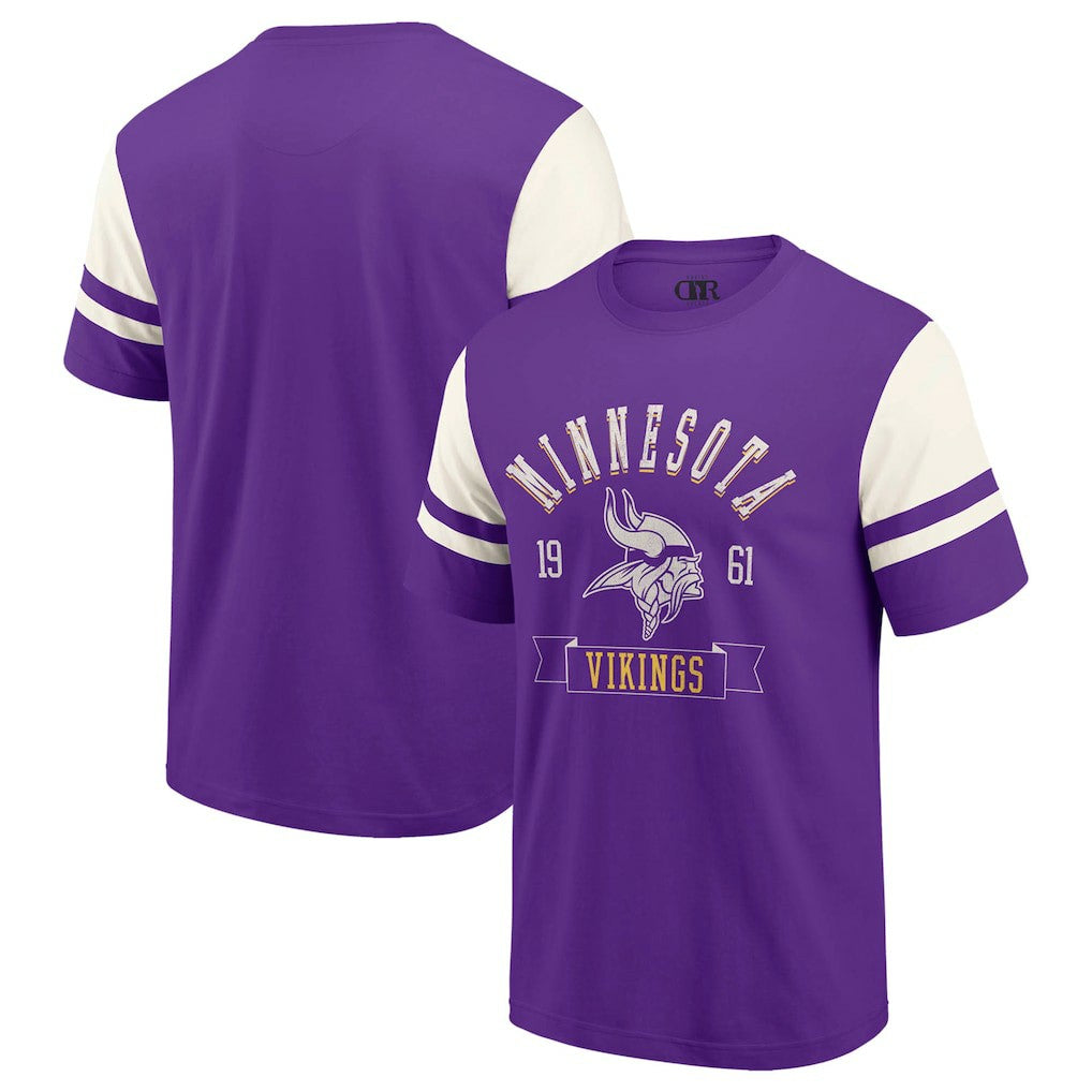 Minnesota Vikings Fanatics Darius Rucker Collection Football T-Shirt
