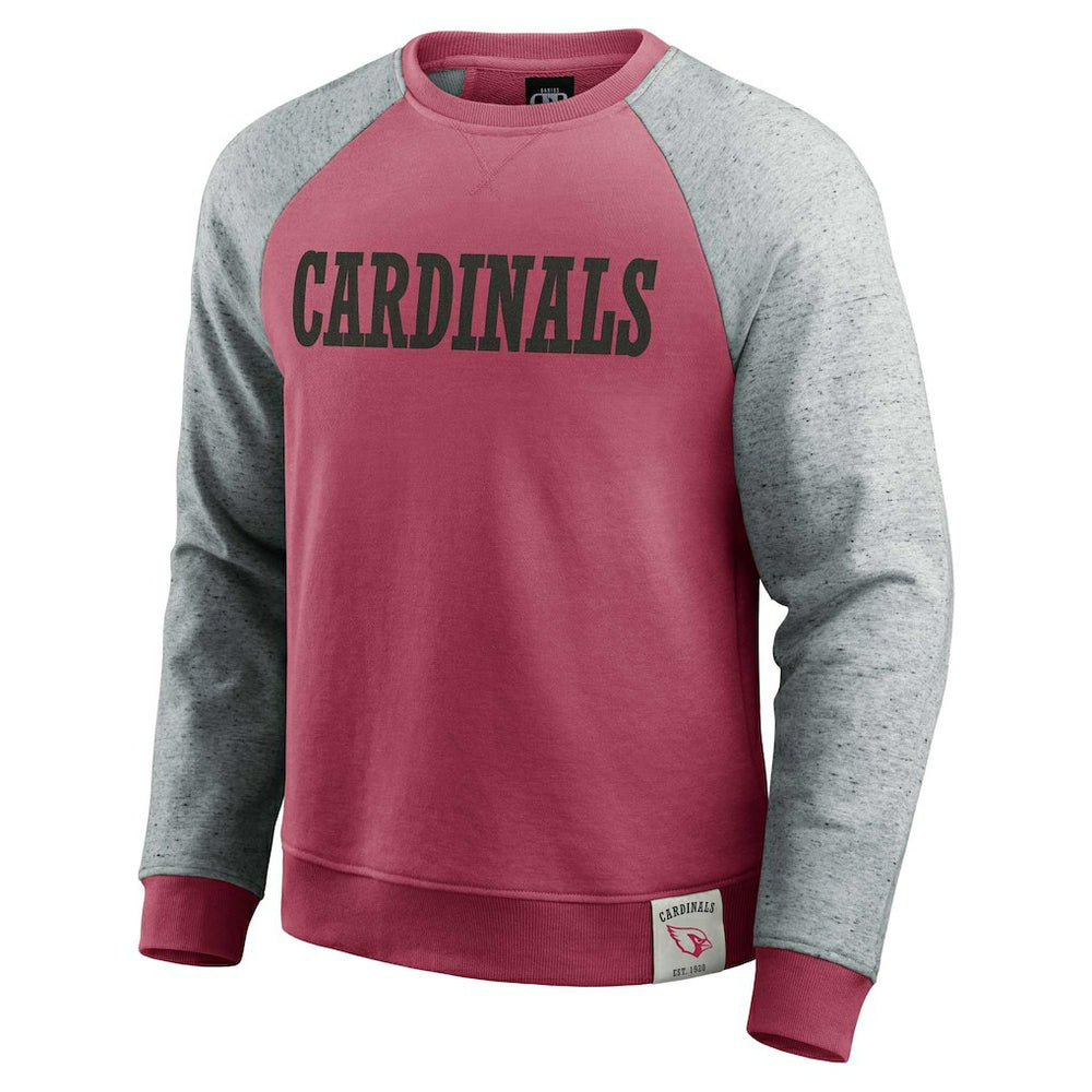 Arizona Cardinals Fanatics Darius Rucker Collection Colorblock Pullover Sweatshirt