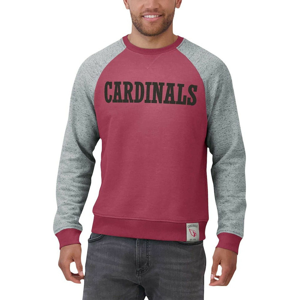 Arizona Cardinals Fanatics Darius Rucker Collection Colorblock Pullover Sweatshirt