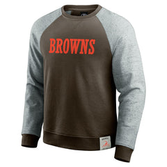 Cleveland Browns Fanatics Darius Rucker Collection Colorblock Pullover Sweatshirt