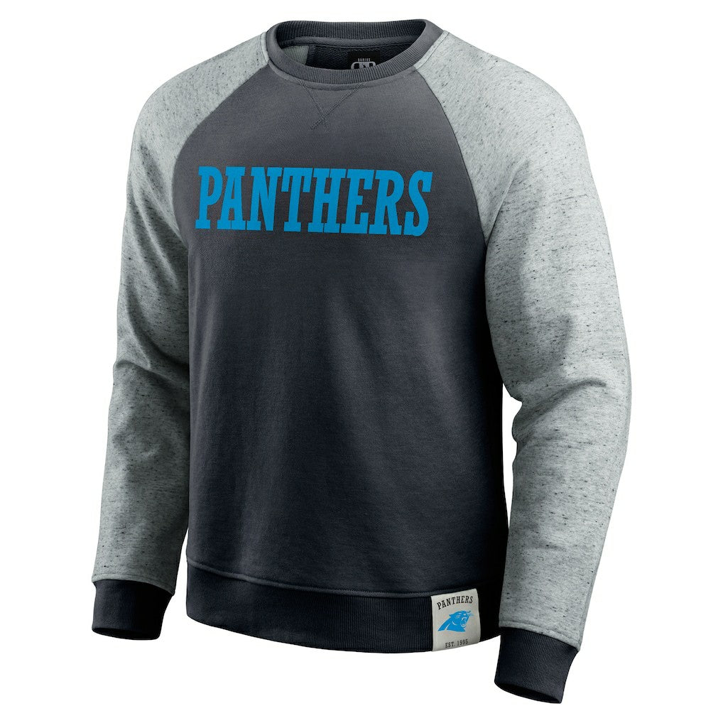 Carolina Panthers Fanatics Darius Rucker Collection Colorblock Pullover Sweatshirt