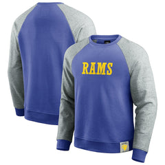 Los Angeles Rams Fanatics Darius Rucker Collection Colorblock Pullover Sweatshirt
