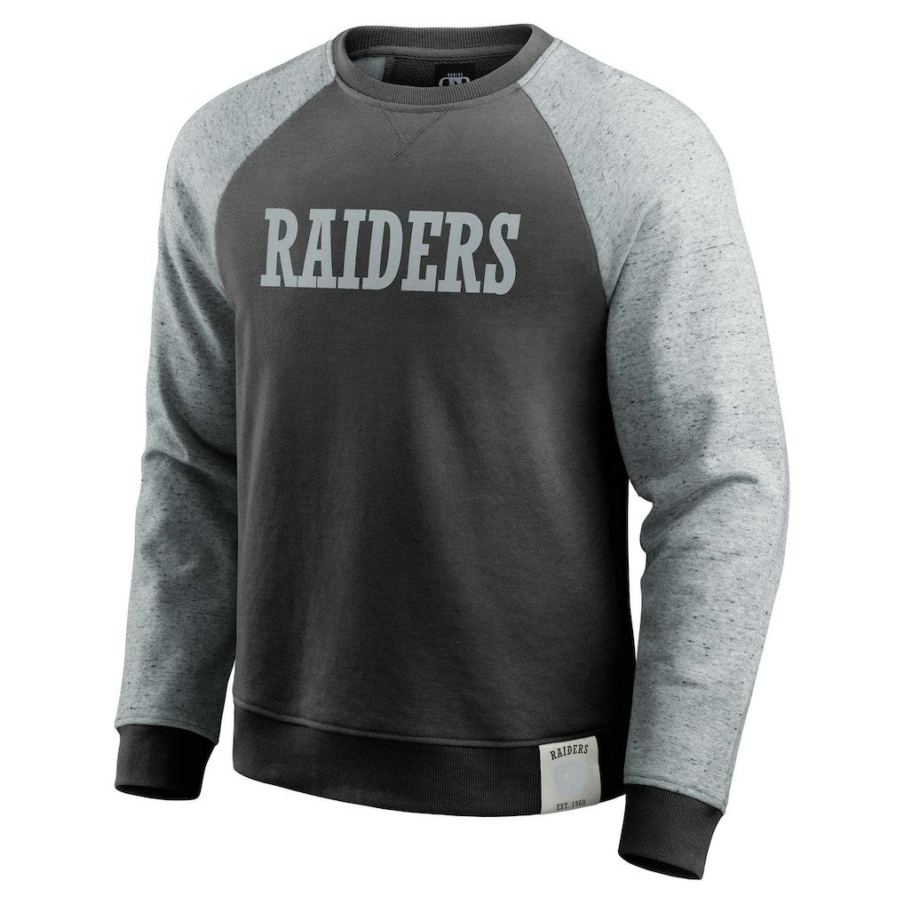 Las Vegas Raiders Fanatics Darius Rucker Collection Colorblock Pullover Sweatshirt