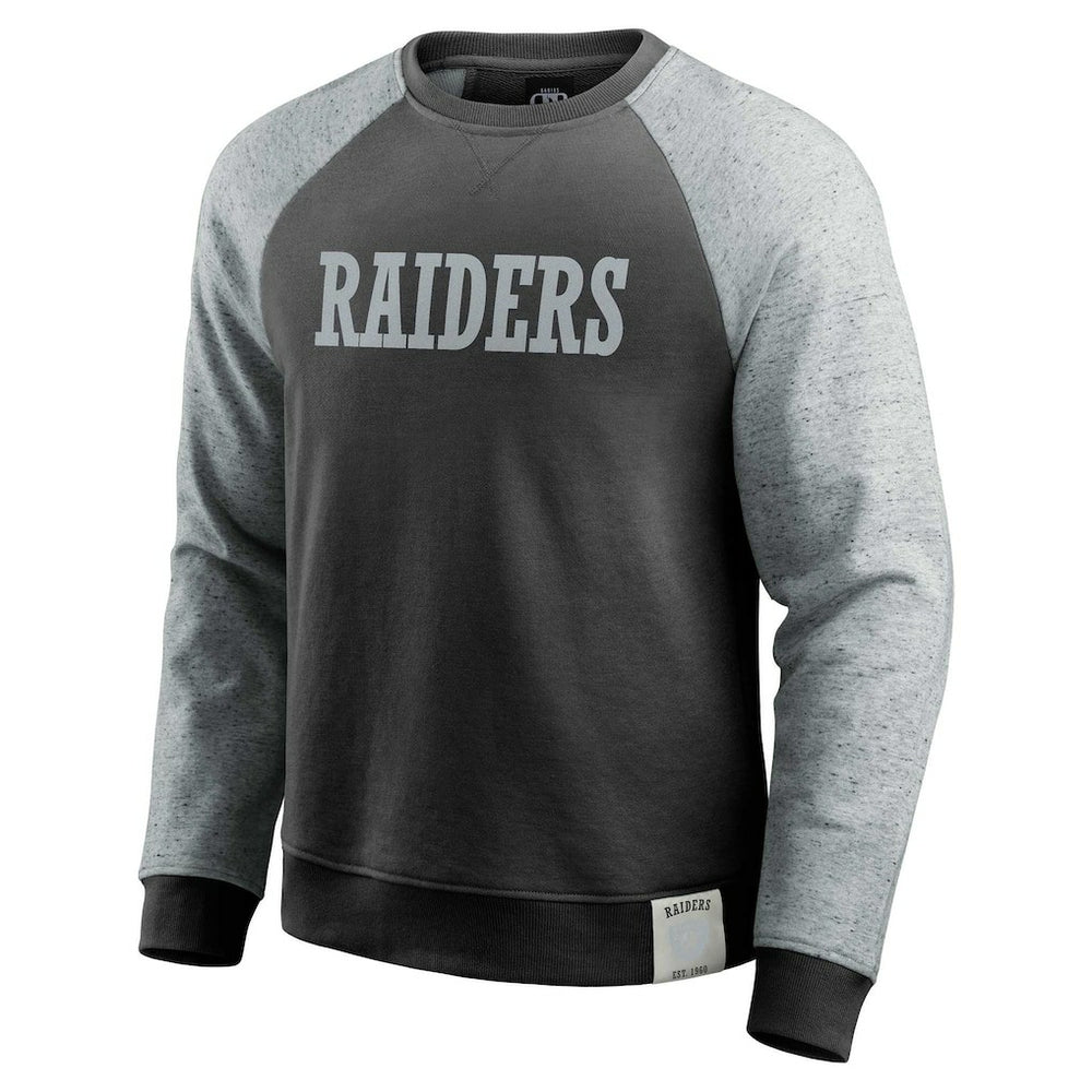 Las Vegas Raiders Fanatics Darius Rucker Collection Colorblock Pullover Sweatshirt