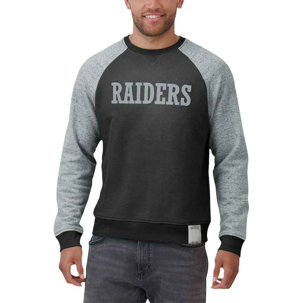 Las Vegas Raiders Fanatics Darius Rucker Collection Colorblock Pullover Sweatshirt
