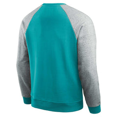 Miami Dolphins Fanatics Darius Rucker Collection Colorblock Pullover Sweatshirt