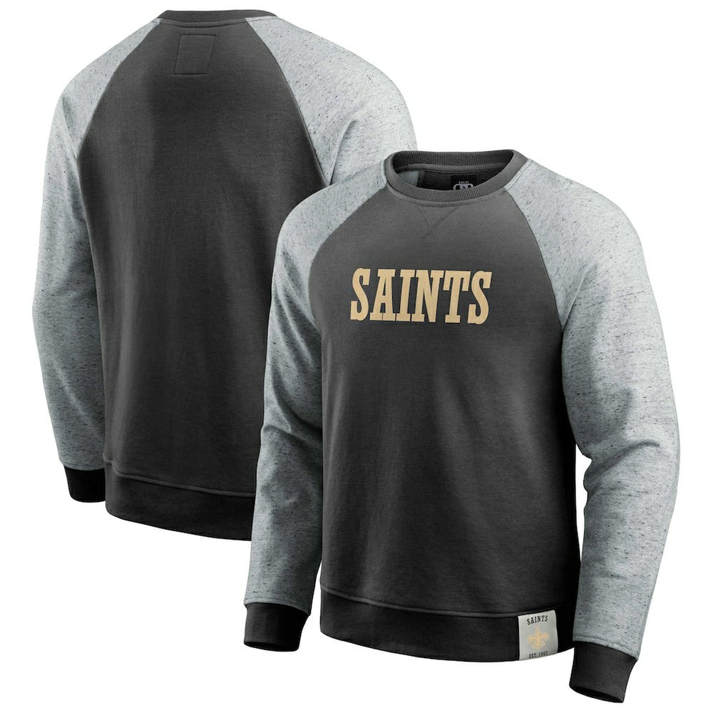New Orleans Saints Fanatics Darius Rucker Collection Colorblock Pullover Sweatshirt