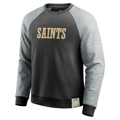 New Orleans Saints Fanatics Darius Rucker Collection Colorblock Pullover Sweatshirt