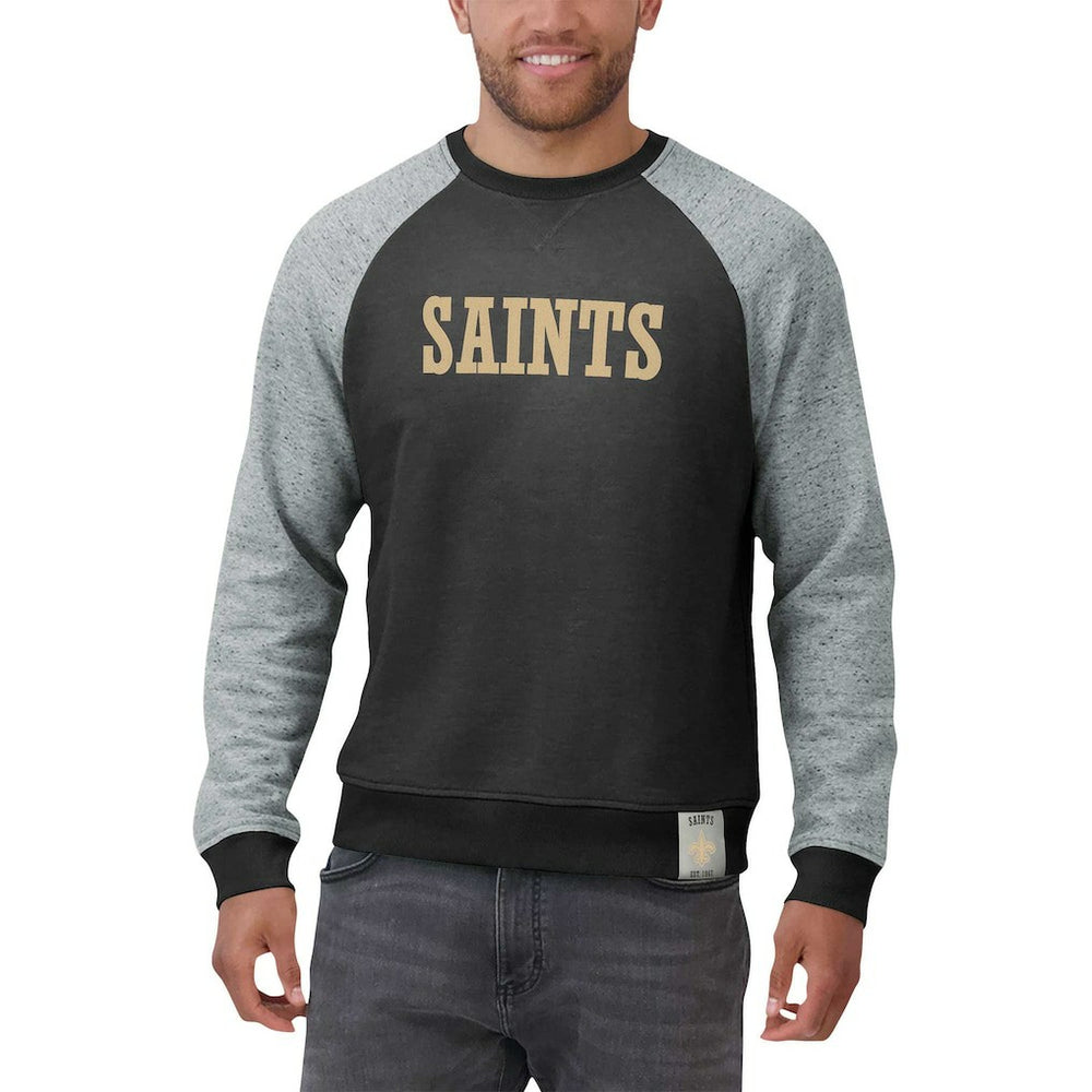 New Orleans Saints Fanatics Darius Rucker Collection Colorblock Pullover Sweatshirt