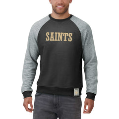 New Orleans Saints Fanatics Darius Rucker Collection Colorblock Pullover Sweatshirt